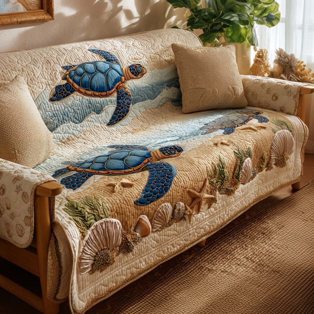 Turtle Quilted Sofa Cover NCU0VT361