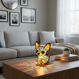 Chihuahua Lamp in a Sitting Pose