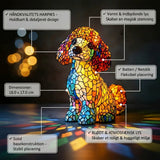 Poodle Lamp in a Sitting Pose