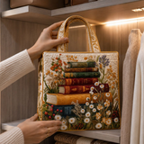 Quilted Tote Bag - Floral Pattern