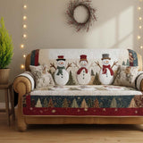 Snowy Friends Quilted Sofa Cover NCU0NT10747