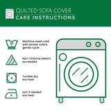 Snowflake Golden Retriever Quilted Sofa Cover NCU0HH981