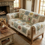 Soft Garden Quilted Sofa Cover NCU0TV1552