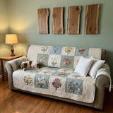 Soft Garden Quilted Sofa Cover NCU0TV1552