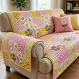 Soft Daisy Quilted Sofa Cover NCU0TD2508
