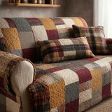 Soft Rustic Quilted Sofa Cover NCU0NT12153