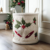 Chrisrtmas Quilted Laundry Basket NCU0QN032