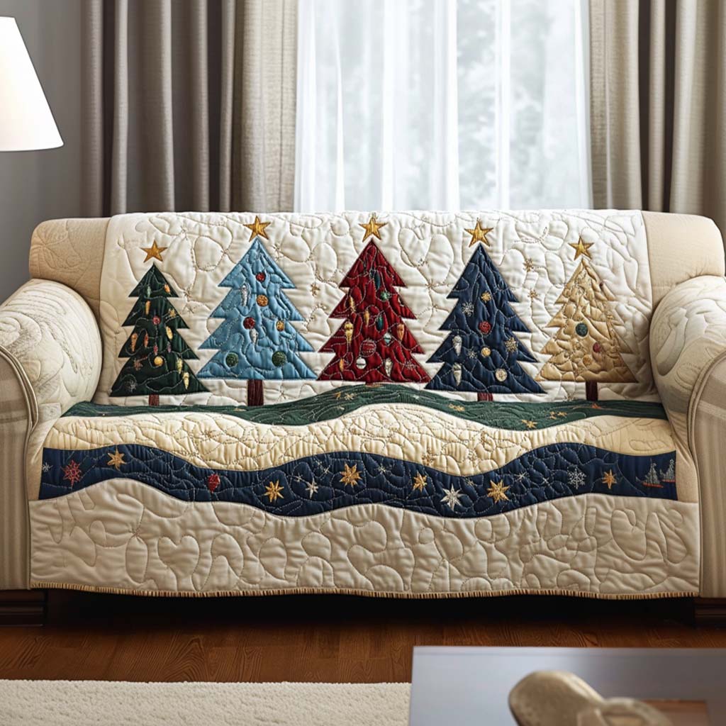 Xmas Quilted Sofa Cover NCU0VT301