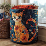 Cat Quilted Laundry Basket NCU0QN041