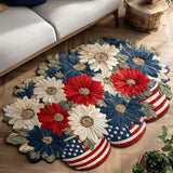 Stars and Glory Custom Shape Area Rug NCU0NT12657