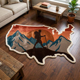 Summit Path Custom Shape Area Rug NCU0XD2761