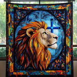 Sunlit Lionheart Quilted Blanket NCU0PT437
