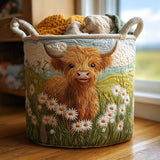 Highland Charm Quilted Laundry Basket NCU0QN015