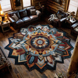 The Sovereign Star Custom Shape Area Rug NCU0PT11601