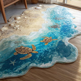 Tides of Serenity Custom Shape Area Rug NCU0DV9641