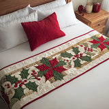 Christmas Quilted Bed Runner NCU0VT242