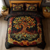 Tree of Triumph 3-Piece Quilted Bedding Set NCU0PT3142