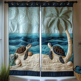 Tropical Shell Quilted Curtains NCU0NT10983