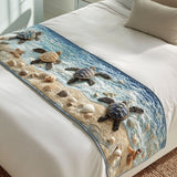 Turtle Quilted Bed Runner NCU0VT211