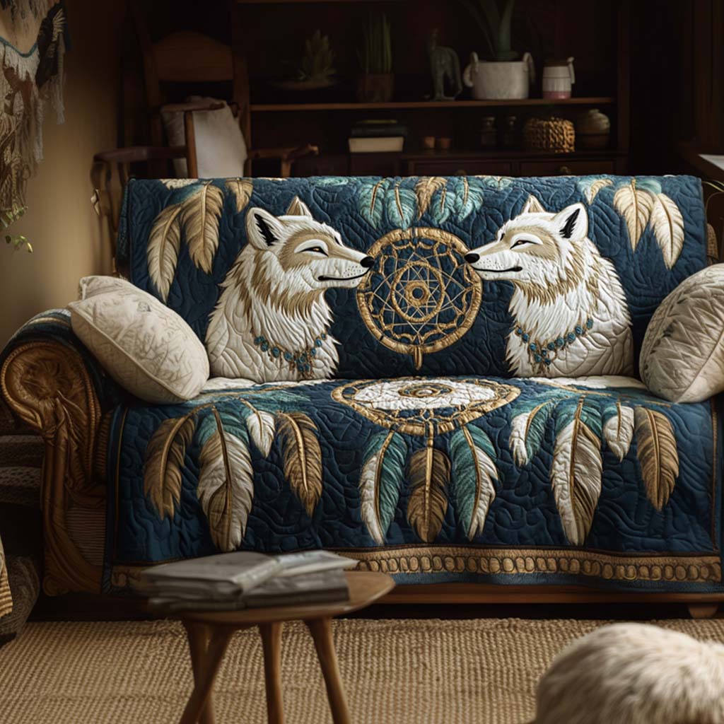 Native Quilted Sofa Cover NCU0VT284