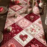 Valentine Patchwork Quilted Table Runner NCU0XD2220