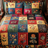 Vintage Charm 3-Piece Quilted Bedding Set NCU0VH1979