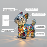Highland White Terrier Lamp