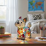 Highland White Terrier Lamp