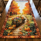 Pumpkin Quilted Table Runner NCU0VT228
