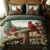 Cardinal 3-Piece Quilted Bedding Set NCU0VT198