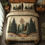 Forest v2 3-Piece Quilted Bedding Set NCU0VT164