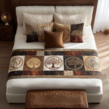 Whispering Trees Quilted Bed Runner NCU0PT8751