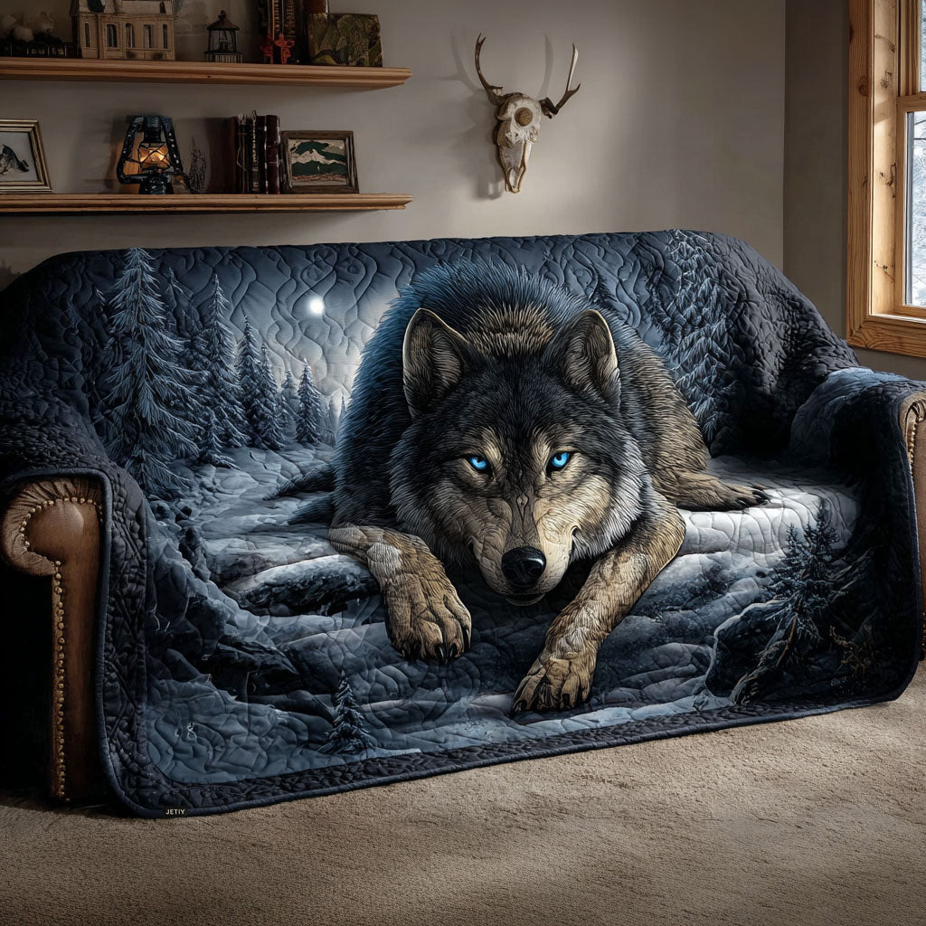 Wild Animal Quilted Sofa Cover NCU0VT306