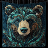Whispering Woods Bear Quilted Blanket NCU0DK865