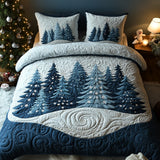 Winter Forest 3-Piece Quilted Bedding Set NCU0DV8141