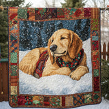 Winter Retriever Quilted Blanket NCU0PT503