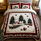 Winter Wonderland 3-Piece Quilted Bedding Set NCU0NT1736