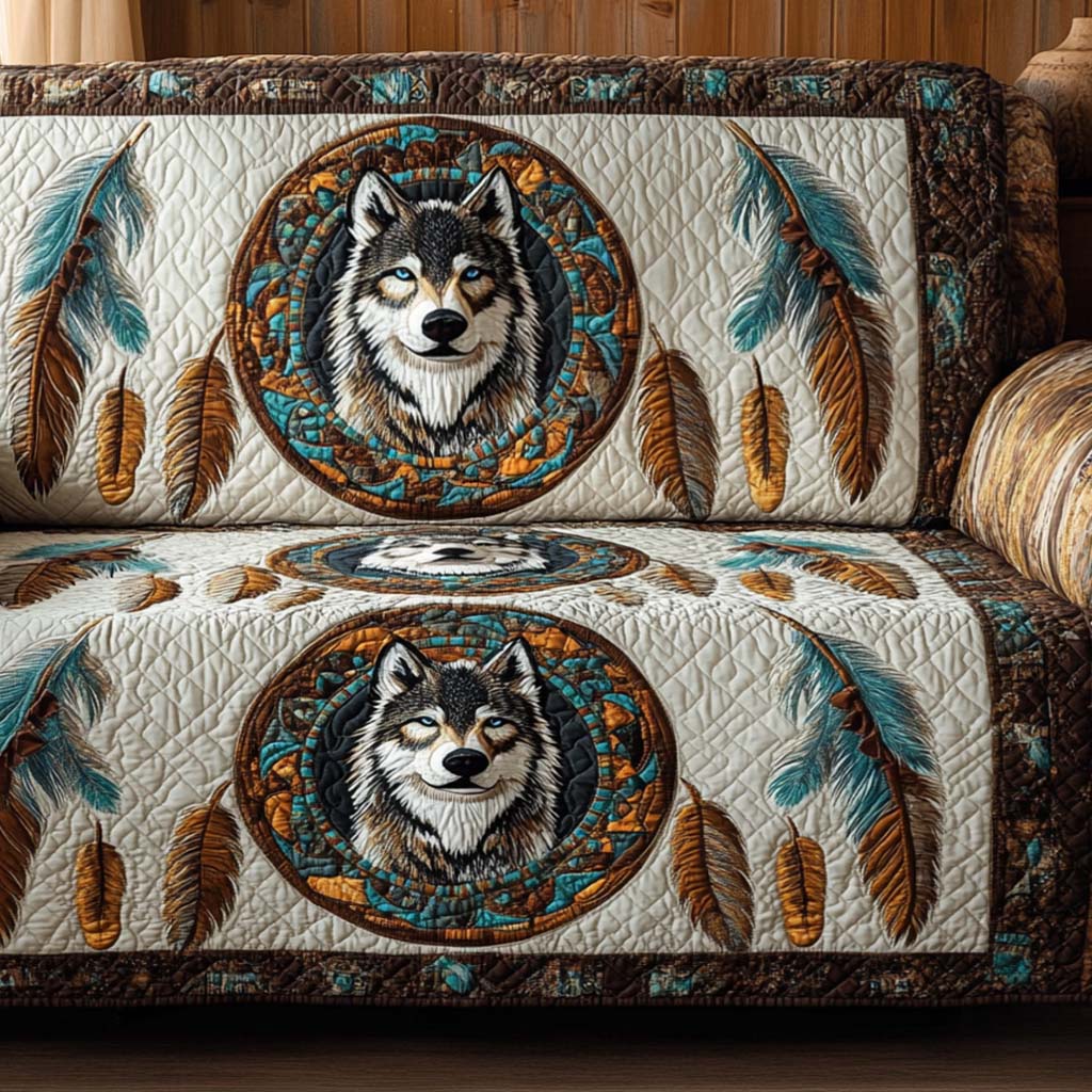 Native Quilted Sofa Cover NCU0VT284