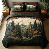 Forest 3-Piece Quilted Bedding Set NCU0VT163