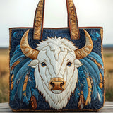 Wild Spirit Bison XR2110005CL Quilted Tote Bag
