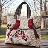 Crimson Pair CP2409030CL Quilted Tote Bag
