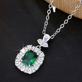 Emerald Stone Gisela Necklace