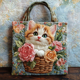 Kitty Bloom CP0312039CL Quilted Tote Bag
