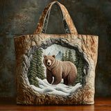 Bear Spirit CW1001003CL Quilted Tote Bag