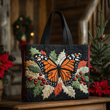 Monarch Butterfly Elegance KL0312016CL Quilted Tote Bag