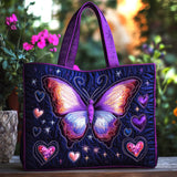 Butterfly Dream CW1401028CL Quilted Tote Bag