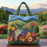 Cactus Garden XR2310001CL Quilted Tote Bag