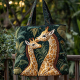 Forest Giraffe XR1811005CL Quilted Tote Bag