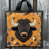 Spiritforge Bison WN0901076CL Quilted Tote Bag
