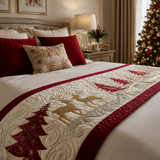Merry Boughs Quilted Bed Runner NCU0PT9157